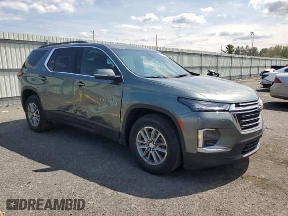 2023 Chevrolet Traverse LT с VIN 1GNEVHKW5PJ172687, выставлен на аукционе Copart как лот 80099905 с пробегом 29 049 миль миль и Списание • Salvage title. История ставок и продаж доступна на DreamBid. Изображение 4.