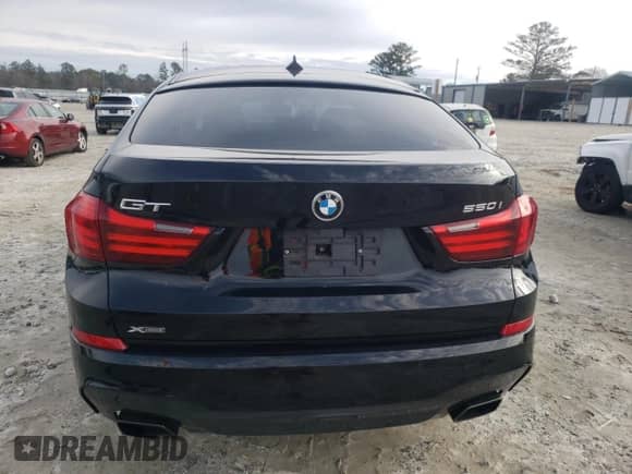 2015 BMW 5 Series 550i Gran Turismo xDrive with VIN WBA5M0C58FD085038, listed as a Copart auction lot 42856525 with 134,798 mi miles and Salvage title. Bid and sale history available at DreamBid. Image 6.