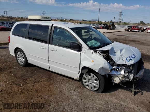 2016 Dodge Grand Caravan SE with VIN 2C4RDGBG8GR143955, listed as a Copart auction lot 84250795 with Not provided miles and Clean title. Bid and sale history available at DreamBid. Image 4.