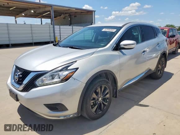 2017 Nissan Murano SV с VIN 5N1AZ2MGXHN155842, выставлен на аукционе Copart как лот 62896065 с пробегом 74 961 миль миль и Чистый • Clean title. История ставок и продаж доступна на DreamBid. Изображение 1.
