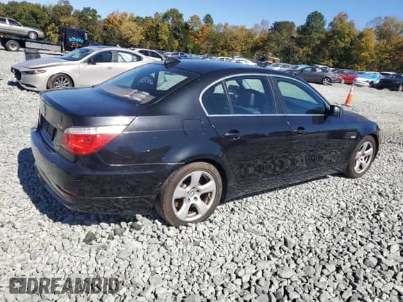 2008 BMW 5 Series 535i with VIN WBANW135X8CZ84024, listed as a Copart auction lot 82487595 with 163,938 mi miles and Salvage title. Bid and sale history available at DreamBid. Image 3.