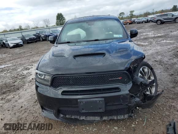 2019 Dodge Durango R/T with VIN 1C4SDJCT9KC756078, listed as a Copart auction lot 81808715 with 107,548 mi miles and Salvage title. Bid and sale history available at DreamBid. Image 5.