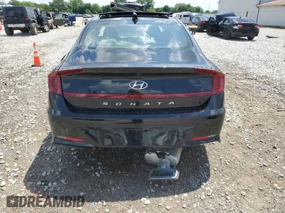 2023 Hyundai Sonata SEL with VIN KMHL14JA2PA268833, listed as a Copart auction lot 63763625 with 38,234 mi miles and Salvage title. Bid and sale history available at DreamBid. Image 6.