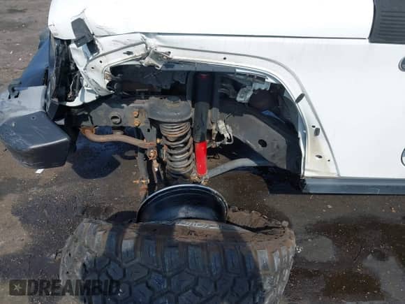 2015 Jeep Wrangler Sport with VIN 1C4AJWAG9FL747006, listed as a IAAI auction lot 42303813 with 110,194 mi miles and . Bid and sale history available at DreamBid. Image 6.