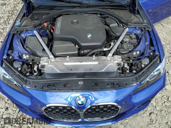 2024 BMW 4 Series 430i xDrive with VIN WBA43AT09RCP00263, listed as a Copart auction lot 48894815 with 17,688 mi miles and Salvage title. Bid and sale history available at DreamBid. Image 11.