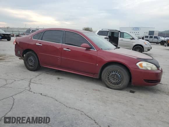 2009 Chevrolet Impala LT with VIN 2G1WT57N791184248, listed as a Copart auction lot 82050685 with 207,827 mi miles and Salvage title. Bid and sale history available at DreamBid. Image 4.