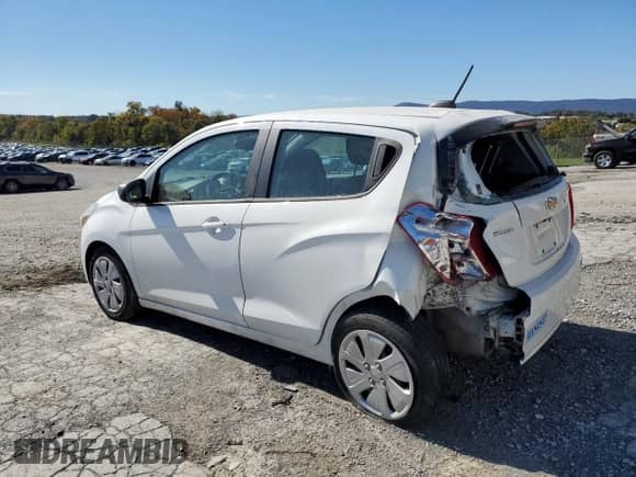 2017 Chevrolet Spark LS with VIN KL8CA6SA5HC747406, listed as a Copart auction lot 85342525 with 53,688 mi miles and Salvage title. Bid and sale history available at DreamBid. Image 2.