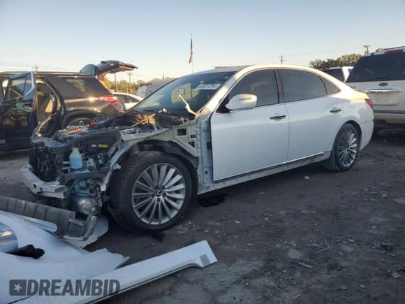 2014 Hyundai Equus Ultimate с VIN KMHGH4JH4EU086055, выставлен на аукционе Copart как лот 80651294 с пробегом 109 693 миль миль и Списание • Salvage title. История ставок и продаж доступна на DreamBid. Изображение 1.