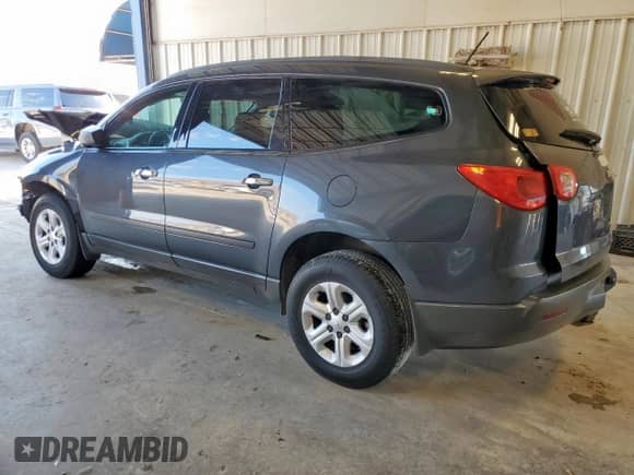 2012 Chevrolet Traverse LS с VIN 1GNKRFEDXCJ303418, выставлен на аукционе Copart как лот 70058525 с пробегом 122 176 миль миль и Списание • Salvage title. История ставок и продаж доступна на DreamBid. Изображение 2.