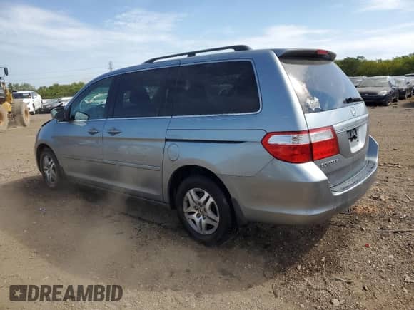 2006 Honda Odyssey EX with VIN 5FNRL38416B108161, listed as a Copart auction lot 71797655 with Not provided miles and Salvage title. Bid and sale history available at DreamBid. Image 2.