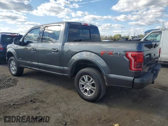 2017 Ford F-150 XLT with VIN 1FTEW1EG7HFA64657, listed as a Copart auction lot 81618615 with 115,604 mi miles and Salvage title. Bid and sale history available at DreamBid. Image 2.