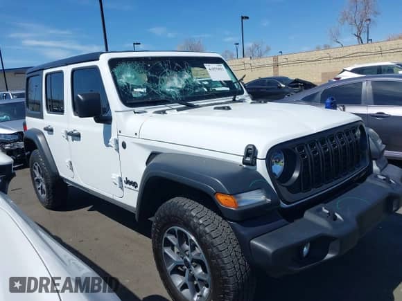 2024 Jeep Wrangler Willys с VIN 1C4PJXDN7RW104649, выставлен на аукционе IAAI как лот 41855892 с пробегом 16 762 миль миль и . История ставок и продаж доступна на DreamBid. Изображение 14.