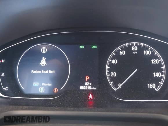 2019 Honda Accord Sport with VIN 1HGCV2F35KA033649, listed as a IAAI auction lot 42841184 with 82,215 mi miles and . Bid and sale history available at DreamBid. Image 7.