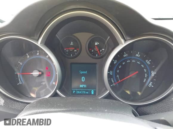 2012 Chevrolet Cruze 1LT with VIN 1G1PF5SC4C7391319, listed as a IAAI auction lot 43391563 with 64,376 mi miles and . Bid and sale history available at DreamBid. Image 7.