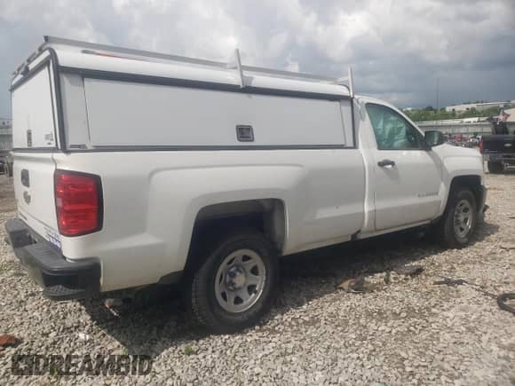 2018 Chevrolet Silverado 1500 Work Truck with VIN 1GCNCNEH9JZ284685, listed as a Copart auction lot 60704735 with 165,791 mi miles and Salvage title. Bid and sale history available at DreamBid. Image 3.