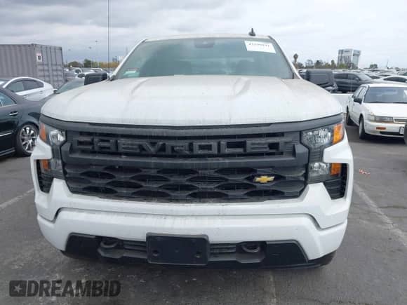 2025 Chevrolet Silverado 1500 Custom with VIN 3GCPKBEK6SG229571, listed as a IAAI auction lot 43299191 with 10,593 mi miles and . Bid and sale history available at DreamBid. Image 12.