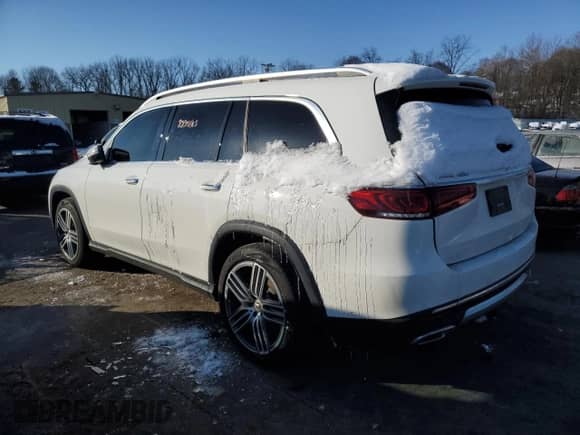 2023 Mercedes-Benz GLS 450 with VIN 4JGFF5KE3PA952411, listed as a Copart auction lot 88307185 with 57,750 mi miles and Salvage title. Bid and sale history available at DreamBid. Image 2.