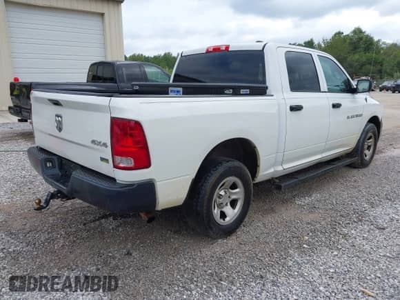 2012 Ram 1500 Tradesman with VIN 1C6RD7KP9CS271959, listed as a IAAI auction lot 43408553 with 329,142 mi miles and . Bid and sale history available at DreamBid. Image 4.