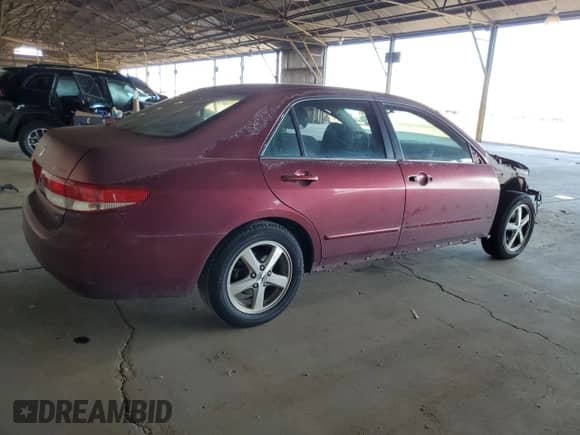 2004 Honda Accord EX with VIN 1HGCM56764A161635, listed as a Copart auction lot 81404475 with 229,218 mi miles and Salvage title. Bid and sale history available at DreamBid. Image 3.