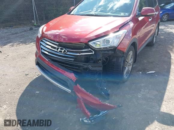 2015 Hyundai Santa Fe GLS with VIN KM8SNDHF2FU114329, listed as a IAAI auction lot 43485631 with 107,573 mi miles and . Bid and sale history available at DreamBid. Image 6.