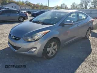 2013 Hyundai Elantra GLS with VIN KMHDH4AEXDU924743, listed as a Copart auction lot 82546945 with 79,408 mi miles and Salvage title. Bid and sale history available at DreamBid. Image 1.