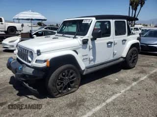 2024 Jeep Wrangler Sahara с VIN 1C4RJXP65RW192128, выставлен на аукционе Copart как лот 66761135 с пробегом 16 491 миль миль и Списание • Salvage title. История ставок и продаж доступна на DreamBid. Изображение 1.