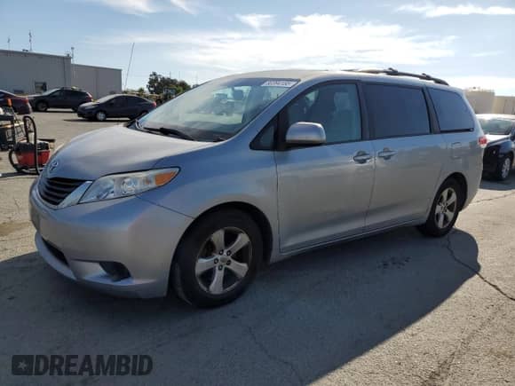 2013 Toyota Sienna LE AAS with VIN 5TDKK3DC7DS349751, listed as a Copart auction lot 80394155 with 145,235 mi miles and Salvage title. Bid and sale history available at DreamBid. Image 1.