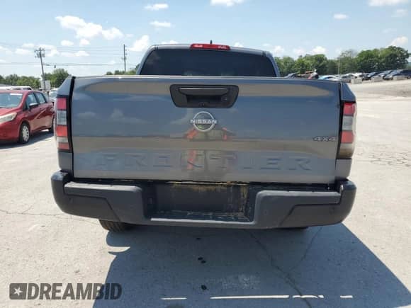 2022 Nissan Frontier S with VIN 1N6ED1EK4NN614647, listed as a Copart auction lot 62122205 with 62,436 mi miles and Salvage title. Bid and sale history available at DreamBid. Image 6.