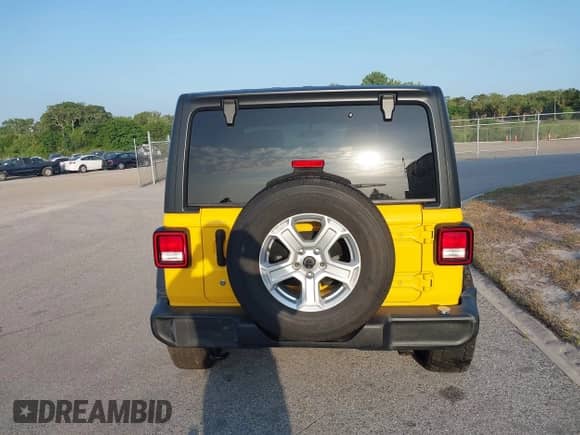2019 Jeep Wrangler Sport S with VIN 1C4GJXAG6KW508134, listed as a IAAI auction lot 42116949 with 47,077 mi miles and . Bid and sale history available at DreamBid. Image 16.