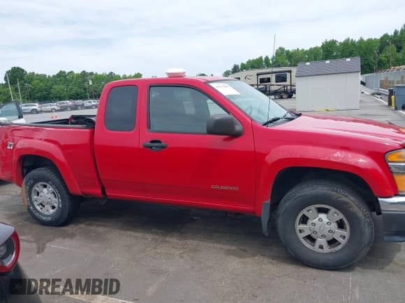 2005 Chevrolet Colorado LS Z71 with VIN 1GCDT196858158925, listed as a IAAI auction lot 42313889 with 142,493 mi miles and . Bid and sale history available at DreamBid. Image 13.