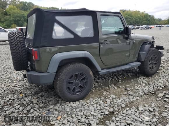 2015 Jeep Wrangler Willys Wheeler z VIN 1C4AJWAG7FL745593, wystawiony jako Copart lot #83771385 z przebiegiem 114 326 mil mil oraz Szkoda całkowita • Salvage title. Historia ofert i sprzedaży dostępna na DreamBid. Obrazek 3.