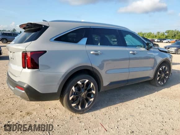 2025 Kia Sorento EX с VIN 5XYRH4JF3SG324230, выставлен на аукционе Copart как лот 68742065 с пробегом 5 489 миль миль и Списание • Salvage title. История ставок и продаж доступна на DreamBid. Изображение 3.