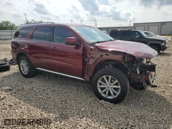 2020 Dodge Durango SXT Plus with VIN 1C4RDJAG3LC125171, listed as a Copart auction lot 67944055 with 160,681 mi miles and Salvage title. Bid and sale history available at DreamBid. Image 4.