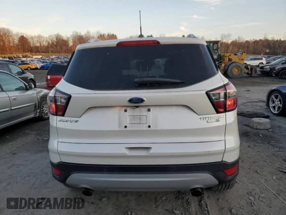 2017 Ford Escape Titanium with VIN 1FMCU9JD3HUC71416, listed as a Copart auction lot 80850384 with 99,838 mi miles and Salvage title. Bid and sale history available at DreamBid. Image 6.