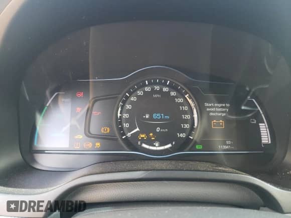 2019 Hyundai Ioniq SEL с VIN KMHC75LC3KU129725, выставлен на аукционе Copart как лот 82140175 с пробегом 113 941 миль миль и На запчасти • Non repairable. История ставок и продаж доступна на DreamBid. Изображение 9.