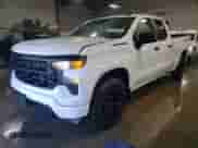 2024 Chevrolet Silverado 1500 Custom с VIN 1GCRDBEK7RZ277223, выставлен на аукционе Copart как лот 42318535 с пробегом 3 391 миль миль и Списание • Salvage title. История ставок и продаж доступна на DreamBid. Изображение 1.