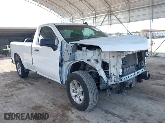 2021 Chevrolet Silverado 1500 Work Truck z VIN 3GCNWAEK8MG373549, wystawiony jako IAAI lot #41925862 z przebiegiem 94 789 mil mil oraz . Historia ofert i sprzedaży dostępna na DreamBid. Obrazek 1.