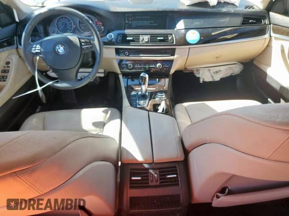 2012 BMW 5 Series 535i with VIN WBAFR7C5XCC812678, listed as a Copart auction lot 90850115 with 120,076 mi miles and Salvage title. Bid and sale history available at DreamBid. Image 8.