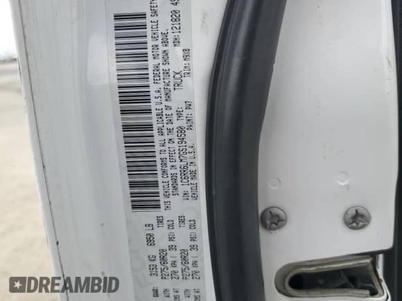 2016 Ram 1500 Big Horn с VIN 1C6RR6LM7GS194580, выставлен на аукционе Copart как лот 80354925 с пробегом 218 359 миль миль и Списание • Salvage title. История ставок и продаж доступна на DreamBid. Изображение 12.