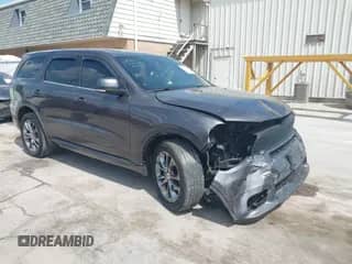 2019 Dodge Durango GT Plus with VIN 1C4RDJDG0KC684820, listed as a IAAI auction lot 42648865 with 134,337 mi miles and . Bid and sale history available at DreamBid. Image 1.