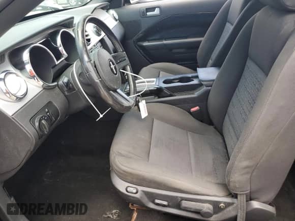 2005 Ford Mustang Deluxe with VIN 1ZVFT80N855107171, listed as a Copart auction lot 64255855 with 251,576 mi miles and Salvage title. Bid and sale history available at DreamBid. Image 7.