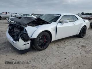 2018 Dodge Challenger SRT Hellcat Widebody with VIN 2C3CDZC90JH143192, listed as a Copart auction lot 87463114 with 38,466 mi miles and Salvage title. Bid and sale history available at DreamBid. Image 1.