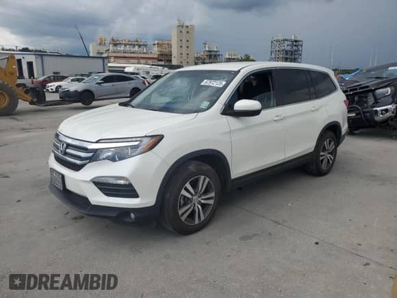 2018 Honda Pilot EX with VIN 5FNYF5H35JB032457, listed as a Copart auction lot 67972125 with 81,627 mi miles and Salvage title. Bid and sale history available at DreamBid. Image 1.