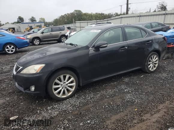 2010 Lexus IS 250 z VIN JTHCF5C25A5044665, wystawiony jako Copart lot #86127165 z przebiegiem 152 325 mil mil oraz Szkoda całkowita • Salvage title. Historia ofert i sprzedaży dostępna na DreamBid. Obrazek 1.