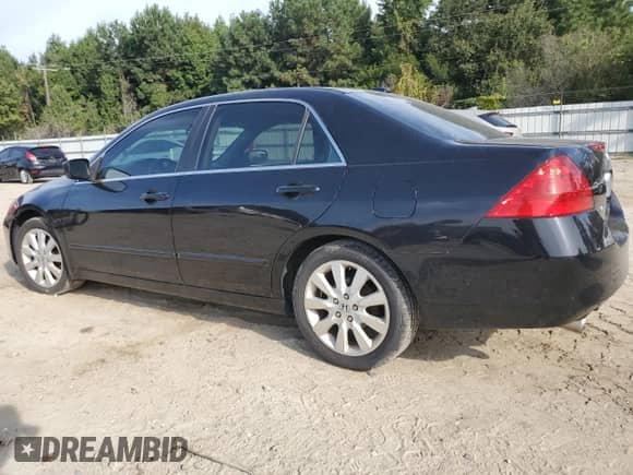 2007 Honda Accord EX-L with VIN 1HGCM66577A091538, listed as a Copart auction lot 81707395 with 108,944 mi miles and Salvage title. Bid and sale history available at DreamBid. Image 2.