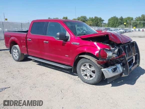 2017 Ford F-150 XLT with VIN 1FTFW1EG6HKC25771, listed as a IAAI auction lot 43134002 with 138,303 mi miles and . Bid and sale history available at DreamBid. Image 1.