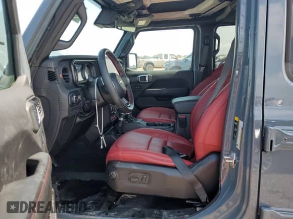 2024 Jeep Wrangler Rubicon 392 with VIN 1C4RJXSJ3RW218804, listed as a Copart auction lot 48450035 with 6,393 mi miles and Salvage title. Bid and sale history available at DreamBid. Image 7.