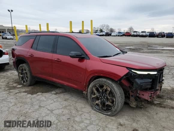 2024 Chevrolet Traverse AWD RS с VIN 1GNEVLKSXRJ163714, выставлен на аукционе Copart как лот 51982035 с пробегом 17 053 миль миль и Списание • Salvage title. История ставок и продаж доступна на DreamBid. Изображение 4.