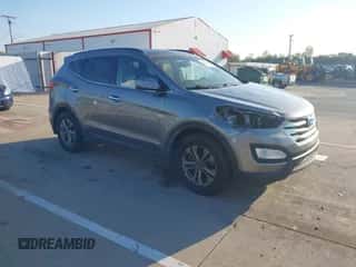 2016 Hyundai Santa Fe with VIN 5XYZU3LB3GG335302, listed as a IAAI auction lot 43344298 with 96,878 mi miles and . Bid and sale history available at DreamBid. Image 1.