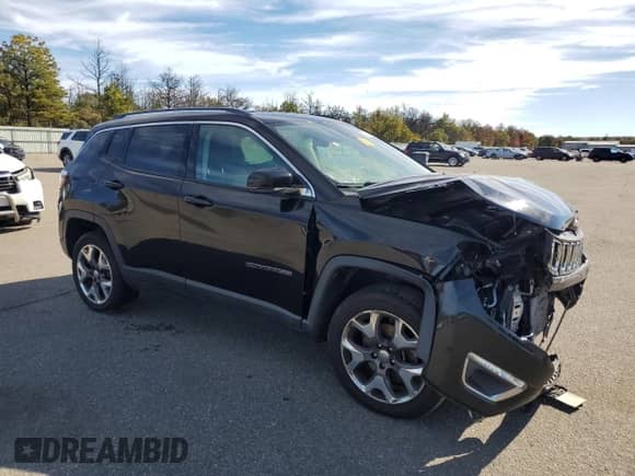 2021 Jeep Compass Limited with VIN 3C4NJDCB1MT503035, listed as a Copart auction lot 86540245 with 121,472 mi miles and Salvage title. Bid and sale history available at DreamBid. Image 4.